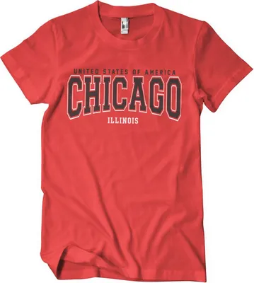 Produktbild von Chicago - Illinois T-Shirt - X-Large - Red
