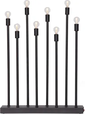 Produktbild von Star Trading 139-11, Leichte Dekorationsfigur, Schwarz, IP20, Schwarz, 8 Glühbirne(n), E10