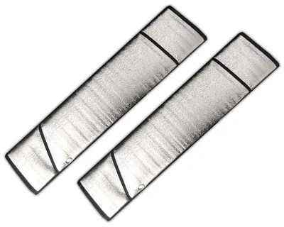 Produktbild von 2er Set Sonnenschutz Winterschutz Windschutzscheibe 130 x 60 cm Sonnenblende Winter Scheiben Abdeckung Auto Scheibenabdeckung Frontscheibe