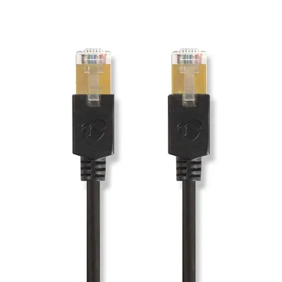 Immagine prodotto di Nedis Cavo di rete CAT6 - RJ45 maschio - RJ45 maschio - F/UTP - 15,0 m - Rotondo - LSZH / PVC - Antracite - Confezione con finestra