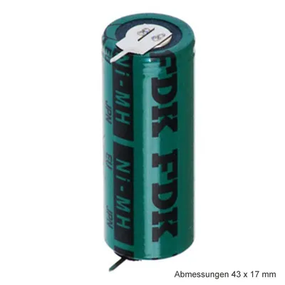 Imagen del producto de Batería recargable NiMH Sanyo HR-4/5AU de 4/5A con impresión en ambos lados