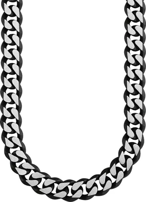 Immagine prodotto di s.Oliver SO1206/1 Catena da uomo in acciaio inox nero 50 cm