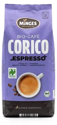 Produktbild von Minges Corico Espresso ganze Bohne 500 g