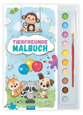 Obrázok produktu pre TRÖTSCH – Maľovanky s krabičkou farieb „Milovníci zvierat“