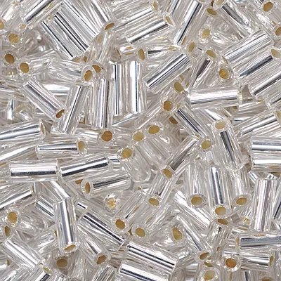Produktbild von Rocailles 5x2 mm perlsilber VE=5x10g