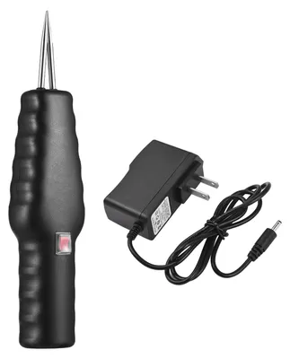Obrázek produktu pro Ruční škubačka na drůbež, elektrická, se 2 jehlami z nerezové oceli, samonastavovací, vodotěsným spínačem a ochranným krytem - pro kuřata, kachny, husy