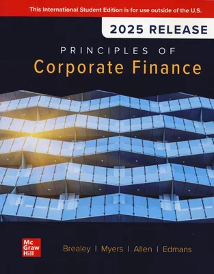 Produktbild von Principles of Corporate Finance: 2025 Release ISE