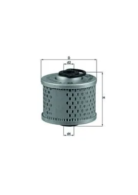 Image de Filtre à carburant Mahle pour Lamborghini Espada Jarama Miura