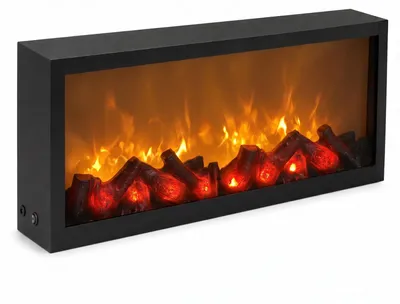 Obrázek produktu pro Dekorativní LED krb, kovový, 10 x 57 x 25 cm