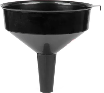 Immagine prodotto di Imbuto universale in plastica nera da 30 cm per carburante e liquidi