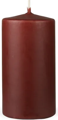 Zdjęcie produktu dla Świece filarowe HS Candle "Brown", rozmiar Ø7 x 12 cm, świece woskowe o długim czasie palenia do 35 godzin - bezzapachowe świece filarowe - wiele kolorów/rozmiarów