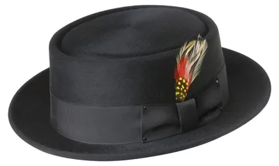Bailey Pork Pie Jett in schwarz