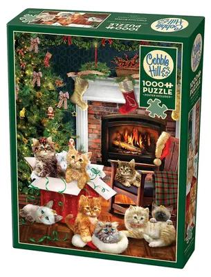Obrázok produktu pre Cobble Hill Christmas Kittens, 1000 kusov