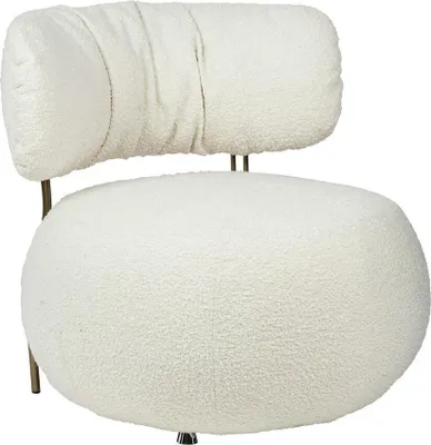 Obrázek produktu pro Křeslo LOW TEDDY bílé