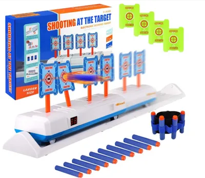 Produktbild von Zielscheibe für Nerf Pistole, Schaumstoff Blaster Sets,4 Spielmodi & 4 Ziele