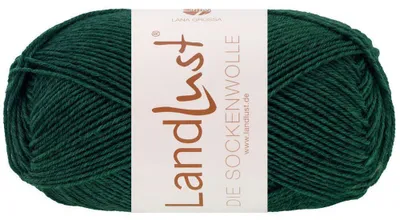 Produktbild von Lana Grossa Landlust DIE SOCKENWOLLE 50 g mélange 4-fach Sockenwolle in edlen Mélangefarben 210 m Farbe 1612 - Dunkelpetrol Meliert
