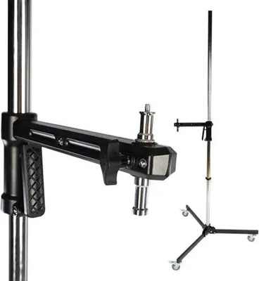 Zdjęcie produktu dla Statyw oświetleniowy StudioKing Heavy Duty, 3 Bein(e), Schwarz, Silber, 2,24 m