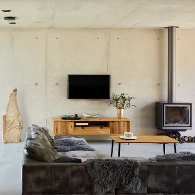 Produktbild von Wohnzimmer Set 2-teilig in Eiche massiv geölt, KABALA-165