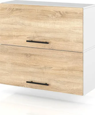 Zdjęcie produktu dla Szafka Kuchenna Wisząca Klapowa Modułowa 80Cm Spremium Dąb Sonoma
