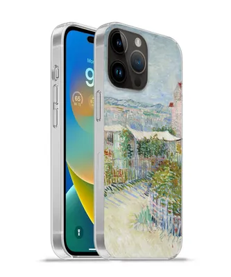 Produktbild von MuchoWow® Handyhülle Schutzhülle Hülle für Apple iPhone 14 Pro Max Montmartre: hinter der Mühle von Galette - Vincent van Gogh Silikon Softcase Handy Hülle - Hardcover