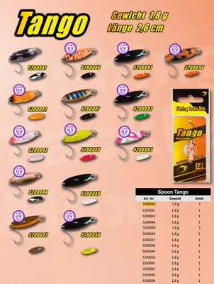 Produktbild von FTM Spoon Tango 1,8g - Forellenblinker, Farbe:schwarz/orange
