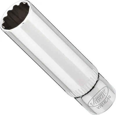 Produktbild von VIGOR Steckschlüsseleinsatz lang V7514L-10 1/4" Außen Doppelsechskant SW 10 mm