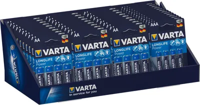 Produktbild von Varta Thekendisplay LONGLIFE Power AAA/AA Blister 43tlg. Batterien