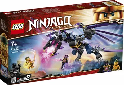 Zdjęcie produktu dla LEGO NINJAGO Smok Overlorda, Zestaw do budowania, 7 lat(a), Plastik, 372 szt., 470 g