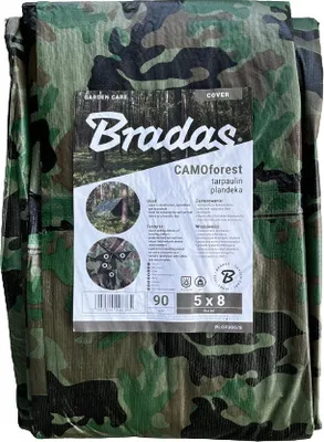 Image de BRADAS Drap de couverture 8x5m, 90g, camouflage CAMOforest BR-PLCF905_8