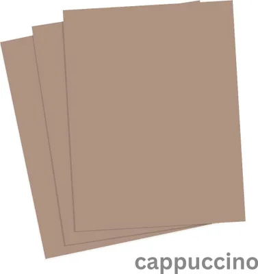 Produktbild von folia Tonpapier (B)500 x (H)700 mm 130 g/qm cappuccino 10 Blatt