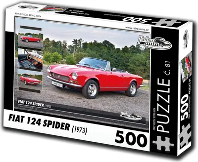 Image de RETRO-AUTA Puzzle n° 81 Fiat 124 SPIDER (1973) 500 pièces