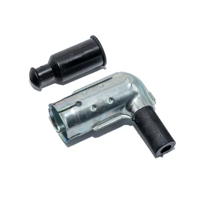 Produktbild von 1x Kerzenstecker BERU, 1 Kilo - Ohm, wassergeschützt, 90° abgewinkelt