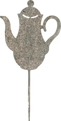 Obrázok produktu pre Clayre & Eef Garden Spieá čajník 20x1x40 cm sivý kov