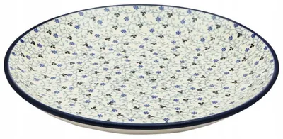 Produktbild von Ceramika Artystyczna Bolesławiec Speiseteller 27 cm Handmade