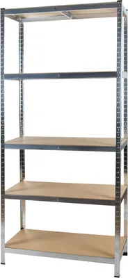 Obrázok produktu pre Ťažké regály Pivničné regály Dielenské regály Skladovacie regály Bezšroubové regálové skrine 2709, veľkosť: 220x100x45cm