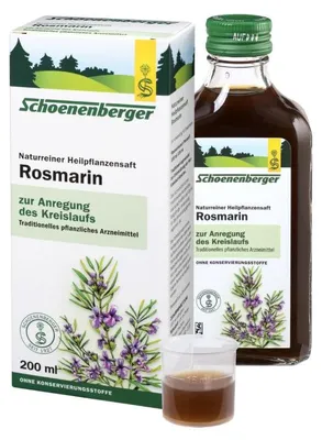 Obrázok produktu pre Schoenenberger Naturreiner Heilpflanzensaft Rozmarín 200 ml