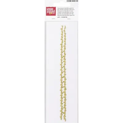 Produktbild von KNORR PRANDELL 218306150 Wachsborte 190 x 6 mm goldfarben
