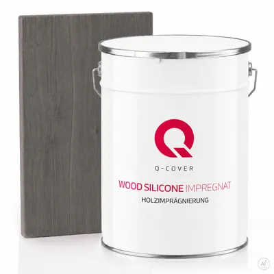Produktbild von Holzimprägnierung | Anthrazit 5 L | 2 In 1 | Holzschutz | Farbimprägnierung | Imprägniermittel Holzschutz |mittel Imprägnierung Abperleffekt