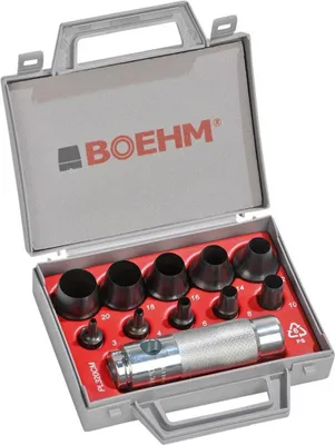Obrázok produktu pre BOEHM JLB320CM Sada dierovačov 3-20 mm vrátane držiaka v plastovom kufríku
