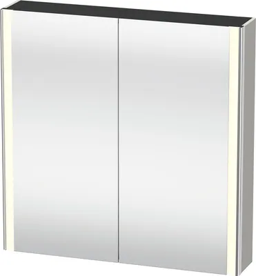 Image de Duravit XSquare armoire de toilette avec éclairage LED, 800x800x155mm, XS7112007070000