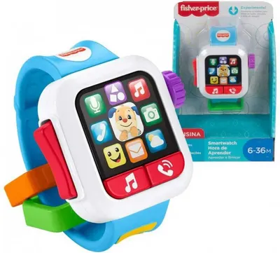 Image de Montre connectée Fisher-Price « C'est l'heure d'apprendre » - Version portugaise - Multicolore  Multicolore - Taille unique