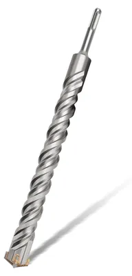 Immagine prodotto di Punta da trapano SDS Plus, 18 x 260 mm, per martelli avvitatori, con 4 taglienti in metallo duro, ideale per pietra e cemento