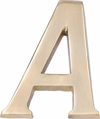 Imagen del producto de Letra EDM, fabricada en latón pulido (10 cm)