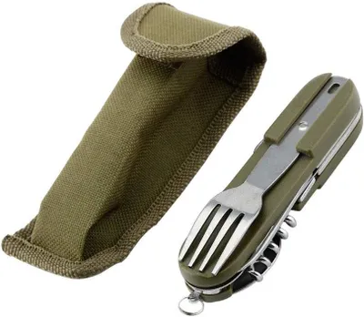 Produktbild von Edelstahl Folding Ta for Outdoor-Camping - 7-in-1 Multi-Tool, Removable