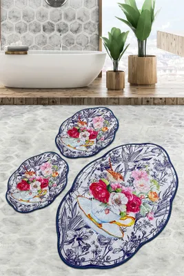 Produktbild von Mijolnir, Birdie- CHL3254, Bunt, Badematten, 700 gr/m², 100% POLYESTER