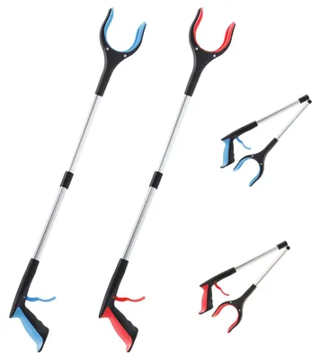 Productafbeelding van 2 Stuks Grijpers met Liftingfunctie - 83 cm Lange Afstandsgrijper