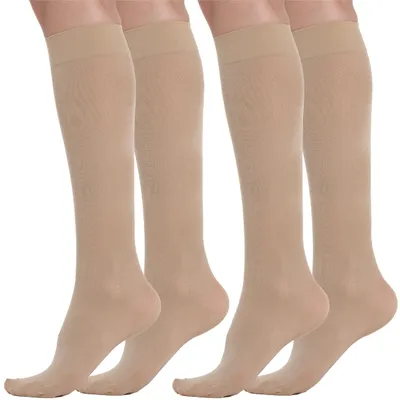 Productafbeelding van BEONTOP compressiekousen voor dames, 140 Den, 1 of 2 paar – kniekousen