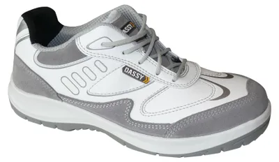 Image de Chaussures basses de sécurité DASSY® Neptunus S3 blanc/gris ciment 37