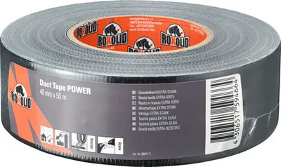 Produktbild von Roxolid Profi Duct Tape Gewebeband schwarz 50m x 48mm