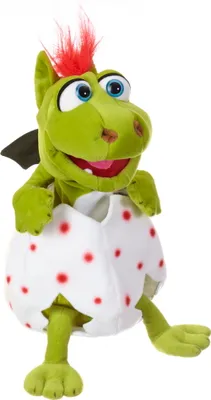 Produktbild von Living Puppets Handpuppe klein Gregor Drachenbaby im Ei